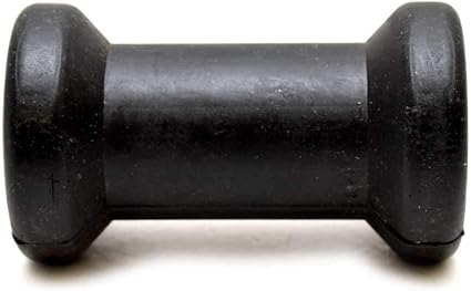 Valmar Boat Spool Roller 80872 5 Inch Black Rubber