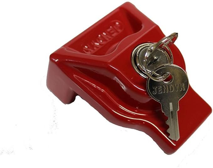 GHAL-KA Red Aluminum Glad Hand Lock (Keyed Alike), 1 Pack