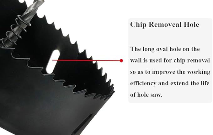 Hole Saw Drilling Cutter Tool for Wood Material 80mm3.15" Cutting Dia