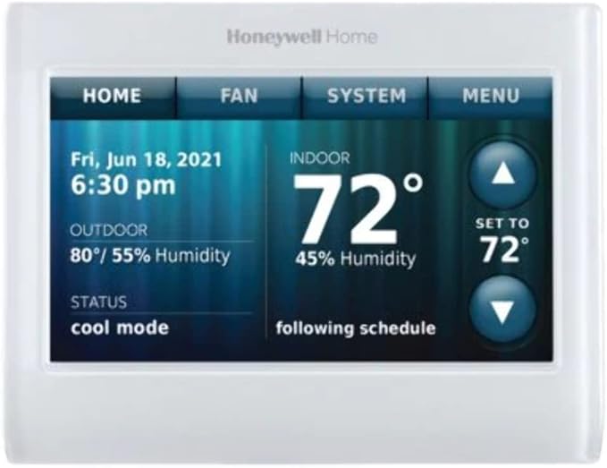 WiFi 9000 Color Touchscreen Thermostat