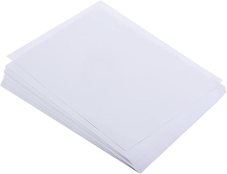 MECCANIXITY 50 Sheets Colored Copy Paper 8 12 Inch Printer Paper 22lb80gsm White for Office Printing, Document Copying, Invitations, Forms, Art Projects