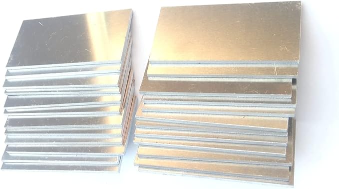 Welding Practice Aluminum Parts- 5052 Aluminum - 24inch- 24Tablets-Very Suitable- Practice and Training for MIG, TIG, Stick, Arc, Gas and Brazing