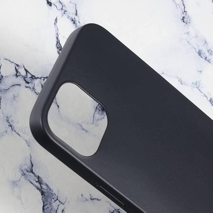 for iPhone 14 Case, Soft TPU Back Cover Shockproof Silicone Bumper Anti-Fingerprints Full-Body Protective Case Cover for iPhone 14 (6.10 Inch) (Black)