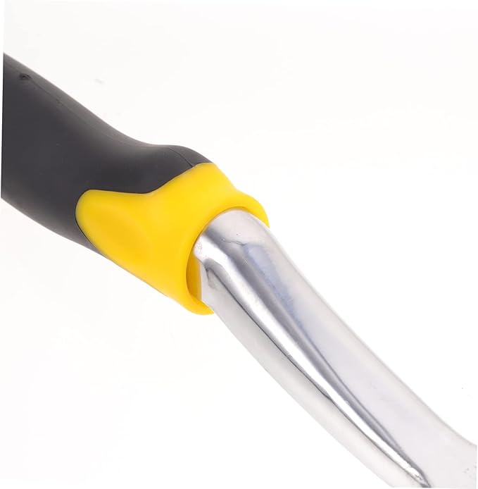 LIOOBO Garden Hand Cultivator Tool 3 Prong Tiller for Gardening Portable Digging Tool for Weeding and Soil Aeration Durable Magnesium Design