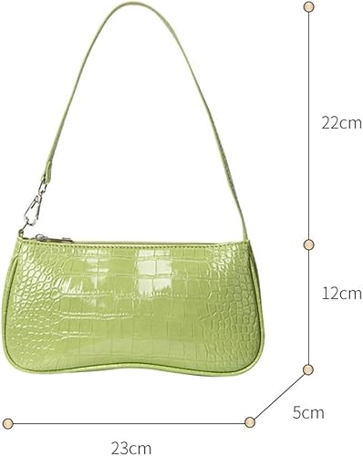 Solid Leather Clutch Bag Women's Casual Shoulder Bag Simple Hobo Handbag Satchel Style Handbag Purses For Women 2028