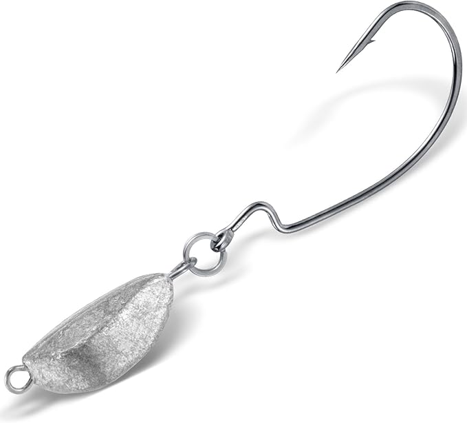 Dr.Fish 20 Pack Swimbait Jig, Texas Swinging Head Jig Weedless EWG Weighted Bass Fishing Hooks Walleye Freshwater 18oz-12oz