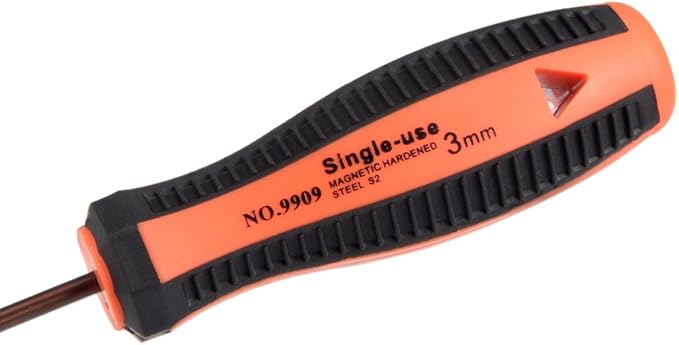 uxcell PH0 Phillips Magnetic Screwdriver 3 Inch Round Shaft Comfort Non Slip Handle