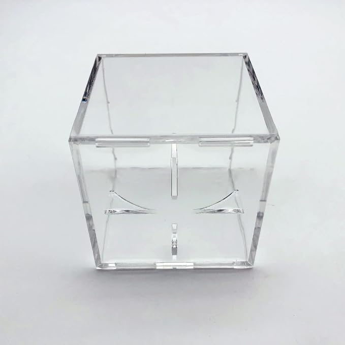 Clear Basketball Display Case Acrylic Football Basketball Storage Clear Box Sports Baseball Holder Container with Stand