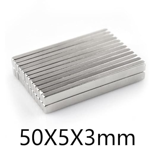 60PCS 50x5x3mm Quadrate Rare Earth Neodymium Magnet Block Magnets 50x5x3 Permanent Magnet 50 * 5 * 3 Magnet