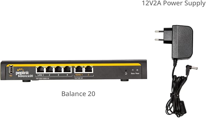 Peplink Balance 20 Dual-WAN Router, black (BPL-021)
