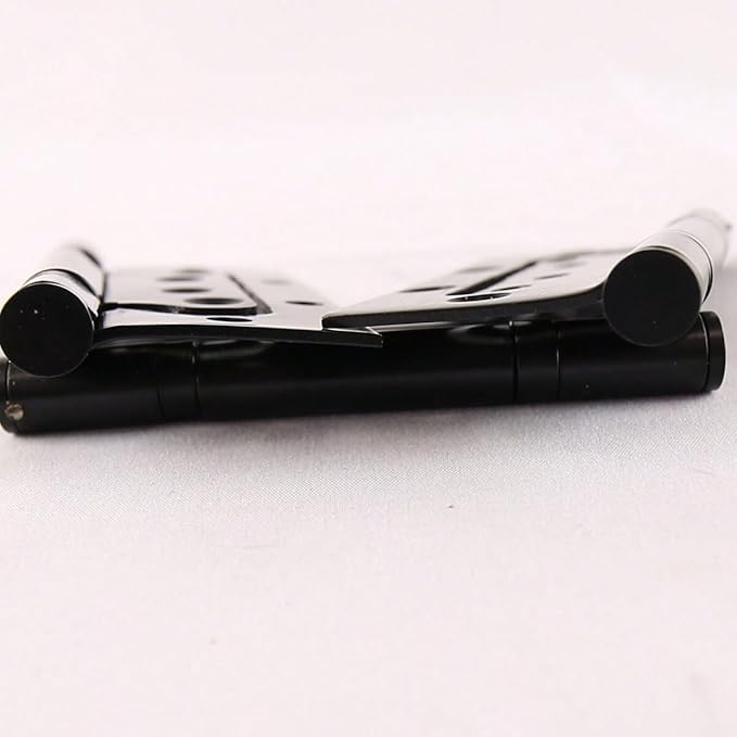 3 Pieces Black 304 Stainless Steel Door with Silent Hinges, Specifications 4 3 2.5 Hinge(3 pc Black hige)