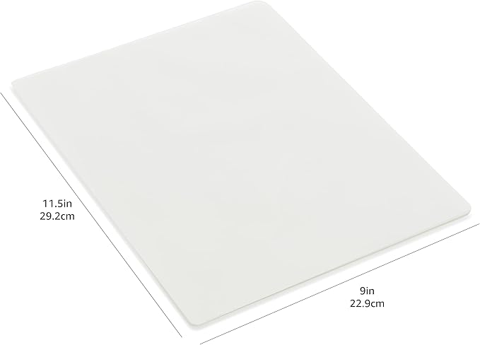 Basics Clear Thermal Laminating Plastic Paper Laminator Sheets, 9 x 11.5-Inch, 50-Pack, 3mil