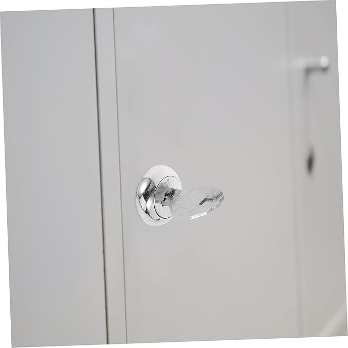 Housoutil 1set Mailbox Lock Key Lock for File Cabinets and Storage Boxes Easy to Use Key