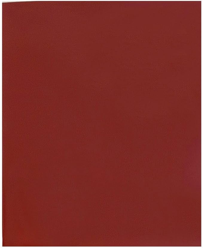 JAM PAPER Laminated Two Pocket Glossy Folders - Maroon Red - 3/Pack