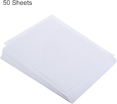 MECCANIXITY 50 Sheets Colored Copy Paper 8 12 Inch Printer Paper 22lb80gsm White for Office Printing, Document Copying, Invitations, Forms, Art Projects