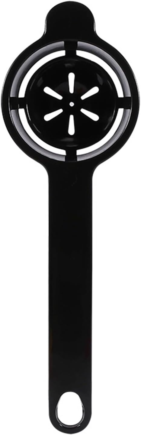 DIY Egg Yolk White Separator Divider Kitchen Cooking Egg Tools Filter Egg Separator Kitchen Gadgets Cooking Gadgets Hot(Black)