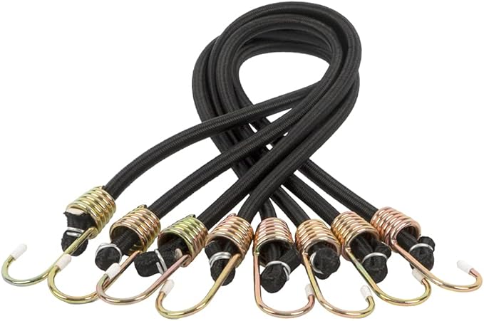 Erickson 06845 Black 36" Industrial Bungey Cord, (Pack of 4)