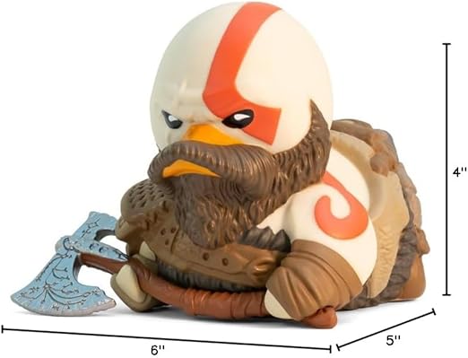 TUBBZ Boxed Edition Kratos Collectible Vinyl Rubber Duck Figure - Official God of War Merchandise - TV, Movies & Video Games