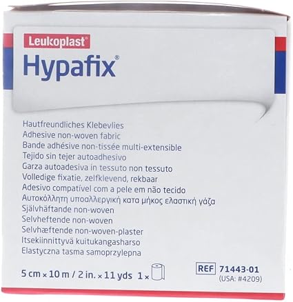 Hypafix Dressing Retention Tape: 2" X 10 Yds Each