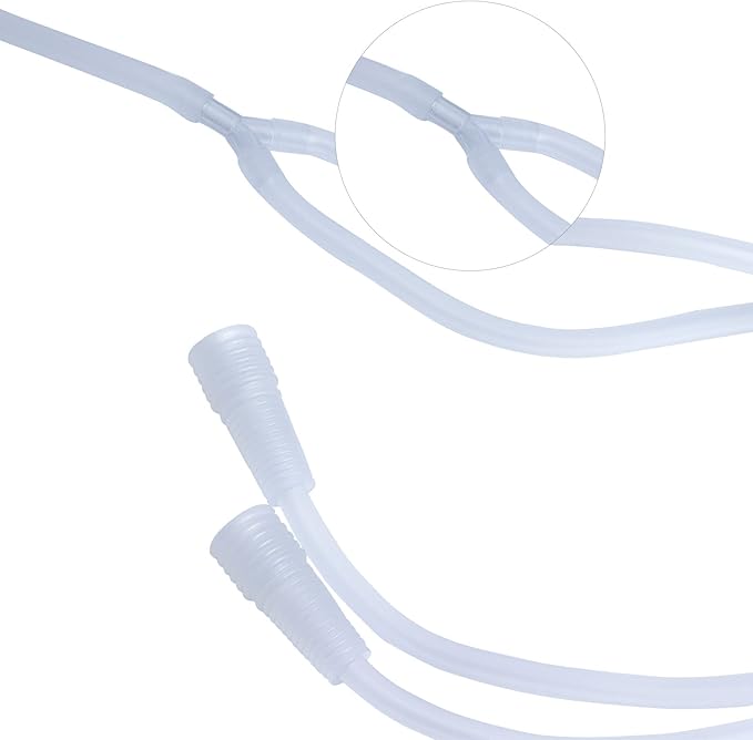 Vacuum Cupping Machine Accessories, Premium Silicone Y Type Hose Tubing for Small Cups