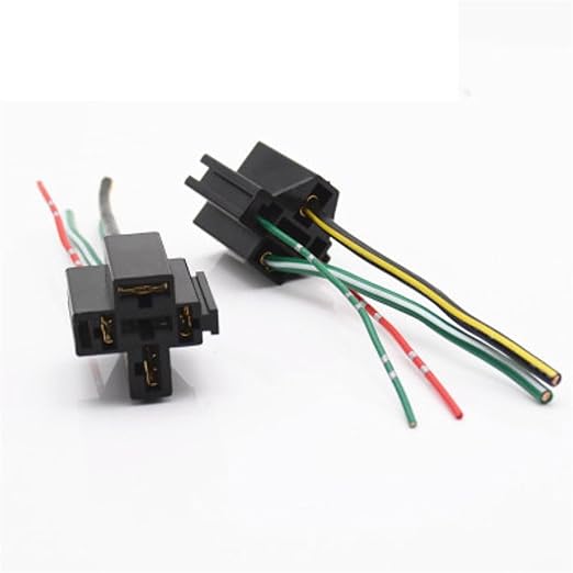 1pcs High Current Strip line 4pin Wide and Wide Foot Relay Modified Socket Suitable for 2 Wide Foot 2 Narrow Foot Relay