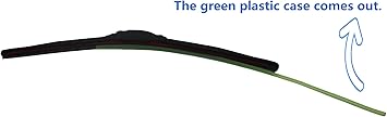 OEM Quality 26 "+ 18" Quality all-weather durable stable quiet wiper blades + Suitable for all weather (2 blades)