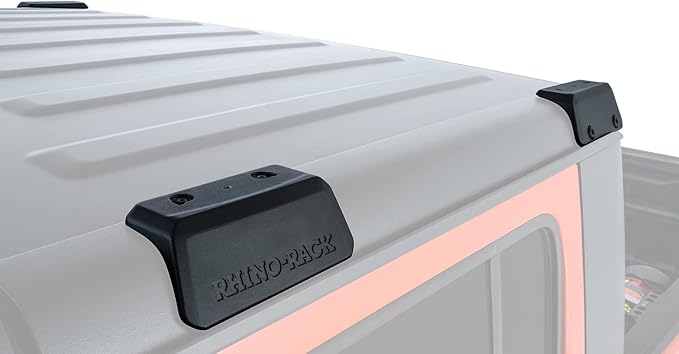 Rhino Rack Backbone Compatible with Jeep JT Gladiator - System for Mounting a Pioneer Platform (RJTB1) Black