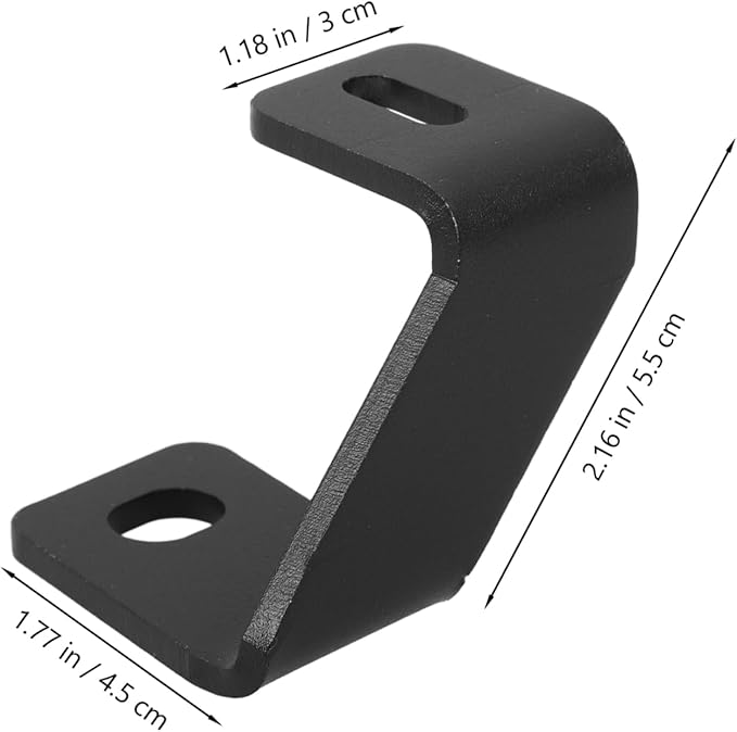 1pair Hood Light Mounting Bracket Angle Height Manganese Easy Installation for Auxiliary Work Lights Compatible Car Models