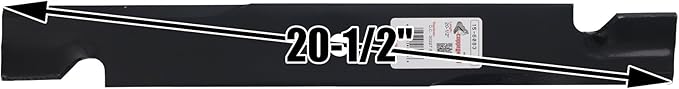 Rotary 3 6083 Mower Blades for Bad Boy Exmark Gravely Toro 20-1/2” Length 2-1/2” Width .240” Thickness 5/8” Center Hole Fits 60in. Deck