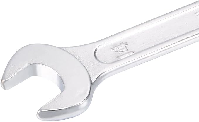 uxcell Metric Double Open End Wrench Chrome Plated, 14mm x 17mm