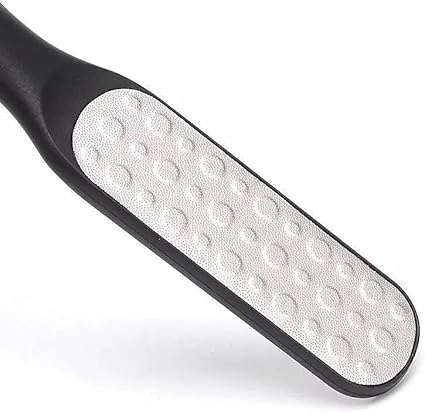 2-Pack Foot Files Callus Remover Stainless Steel Foot Rasp Double Sided Foot File Professional Scrubber Pedicure Tools for Foot Care