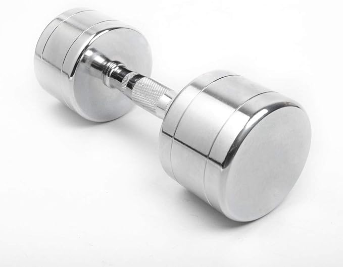 Rhegeneshop Chrome Fixed Solid Weight Dumbbells Home Fitness Exercise