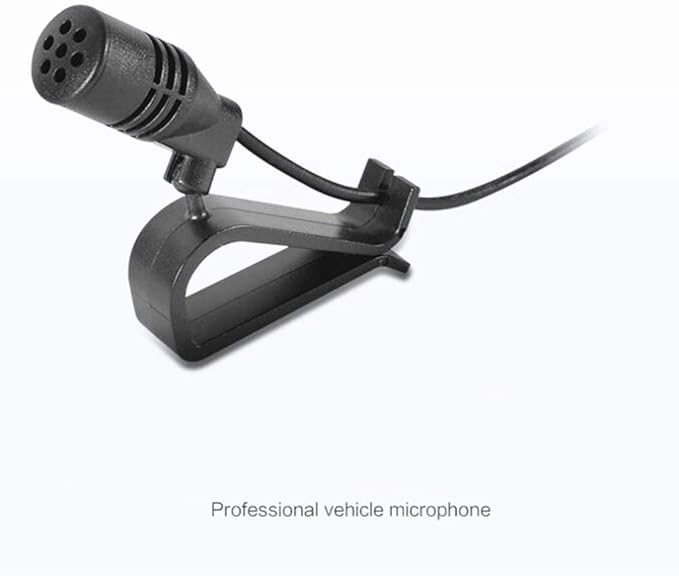 Car Microphone 3.5mm Stereo External Mic Car Radio Microphone Compatible with Kenwood Boss Corehan Power JVC Sony Jensen Alpine Vehicle Head Unit car Stereo Enabled Audio GPS DVD