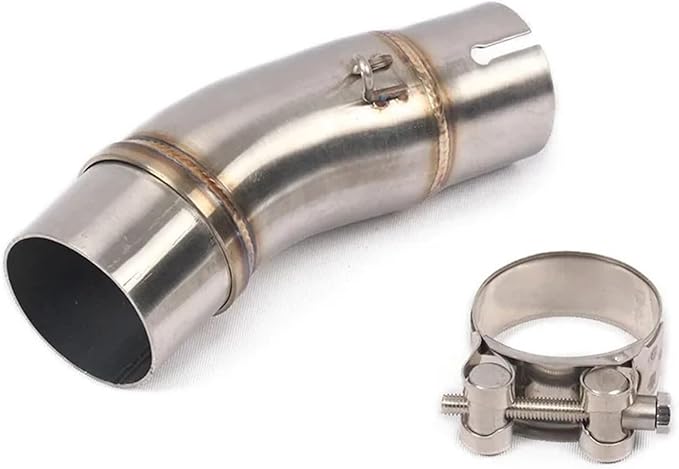 FXDIANZI Be Compatible With Ninja 400 Ninja400 EX400 Z400 2017-2023 Motorcycle Exhaust Pipe Escape Moto Muffler System Mid Link Pipe With 51MM(Type A)