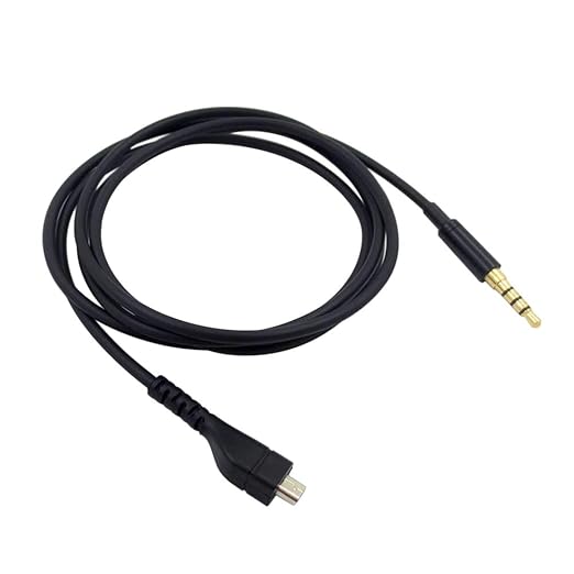 Meijunter Replacement Cord for SteelSeries Arctis 357ProPro Wireless Gaming Headsets, 1.2m3.9fts Black Audio Cord
