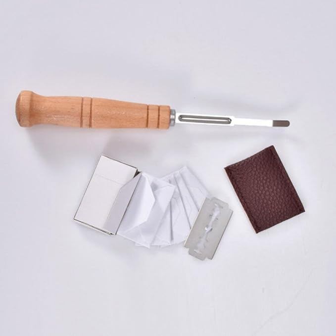 UPKOCH 1set Bread Lame Cutter Tool Handle Slashing for Effortless Scoring and Shaping Kitchen Supply for Homemade Bread and Pastries