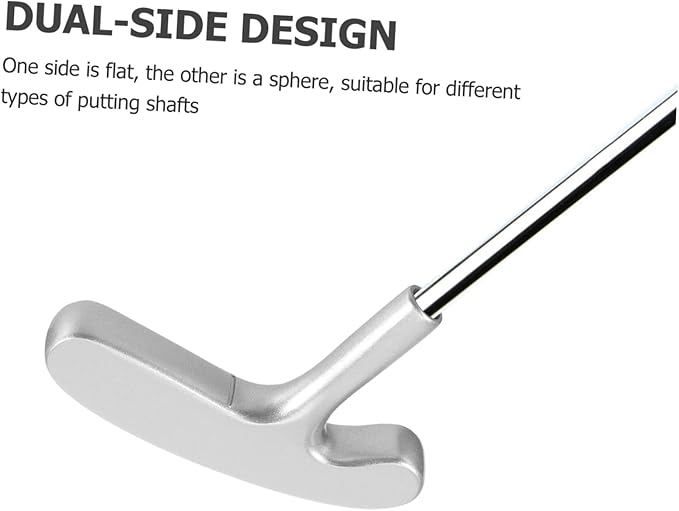Garneck Golfing Clubs Head Replacement Dual Side Putter Head for Versatile Performance Easy Installation Compatible with Various Putter Shafts Durable Golfing Tool