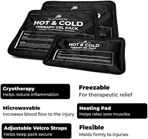 Hot and Cold Therapy Gel Packs (Small 5 x 10 Inch)