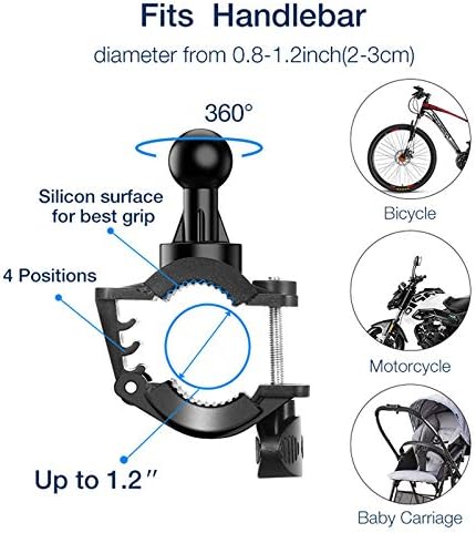 VALINK Bike Phone Mount 360 Degree Rotatable Motorcycle Cell Phone Mount Universal Cell Phone Bicycle Rack Handlebar Holder New
