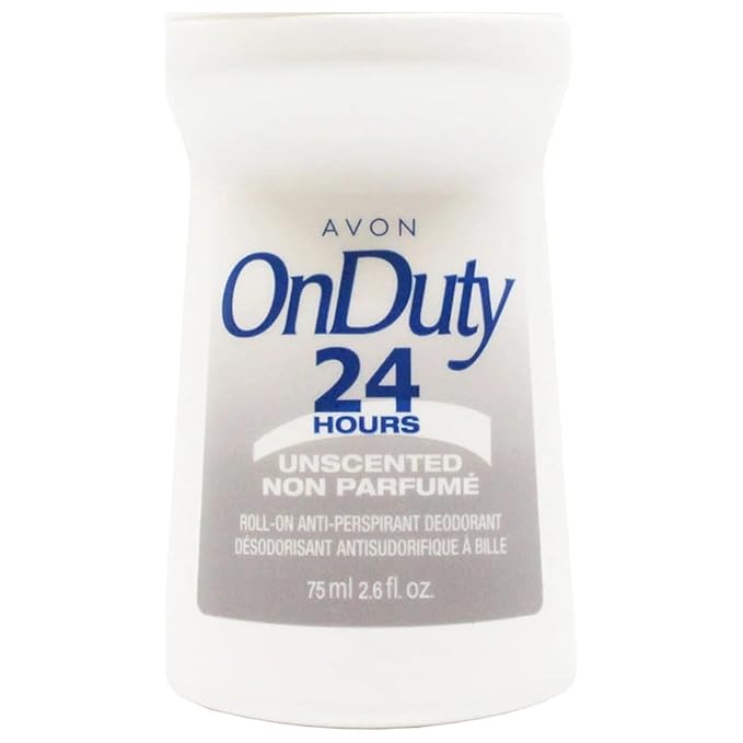 Avon On Duty 24 Hours Unscented Roll-On Anti-Perspirant Deodorant - Bonus Size