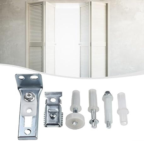 Bifold Door Hardware Repair Kit, Comprehensive BiFold Door Hardware Repair Kit, Bi-fold Sliding Closet Doors Replacement Parts