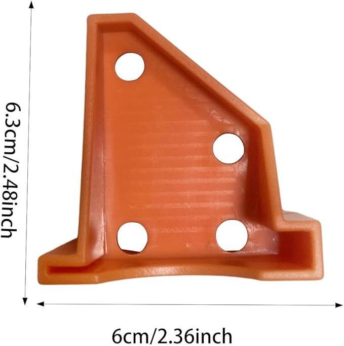 20 Pieces Flooring Spacers, Laminate Flooring Accessories, Reusable, Wood Floor Install Tool for Subfloor Panels Lvt Tiles, Orange