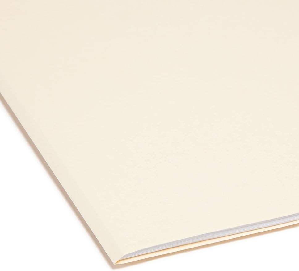 Smead File Folder, 1/3-Cut Tab Right Position, Letter Size, Manila, 42 Count (10334)
