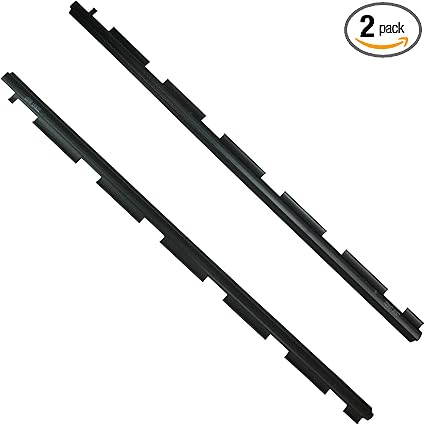 LOSTAR Weatherstrip Front Driver (Left) and Passenger (Right) Outer Window Felt Sweep Belt Kit Fits 1988-2000 Chevrolet C1500 GMC C2500