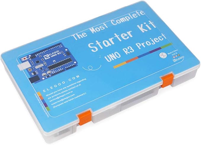 ELEGOO UNO R3 Project Most Complete Starter Kit with Tutorial Compatible with Arduino IDE (200 Components)