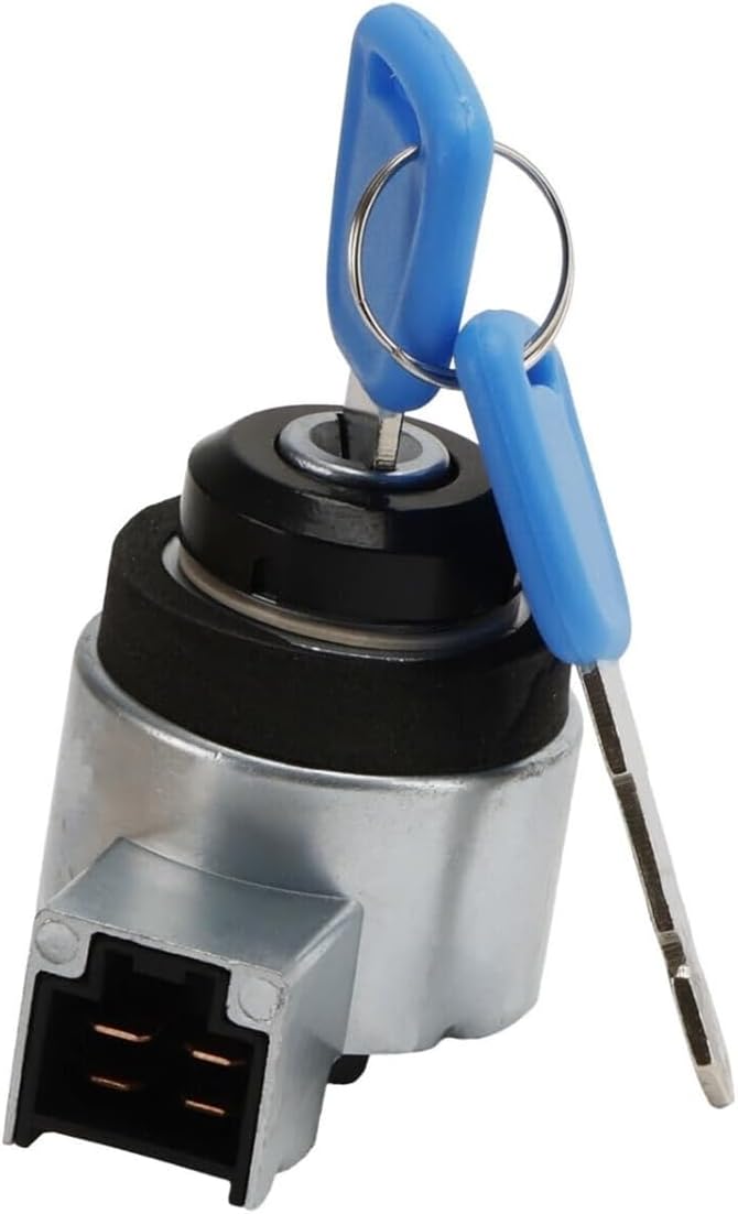 Ignition Switch WKeys SBA385202601 Compatible with New Holland Boomer 1020 1025 1030 4055 4060 T TC TZ MC Series DX55 DX60 Farmall 55 60 Tractor Ignition Starter