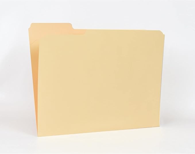 Pendaflex Reinforced Tab File Folders, Letter Size, Manila, 13-Cut, 100 Per Box (R752 13)