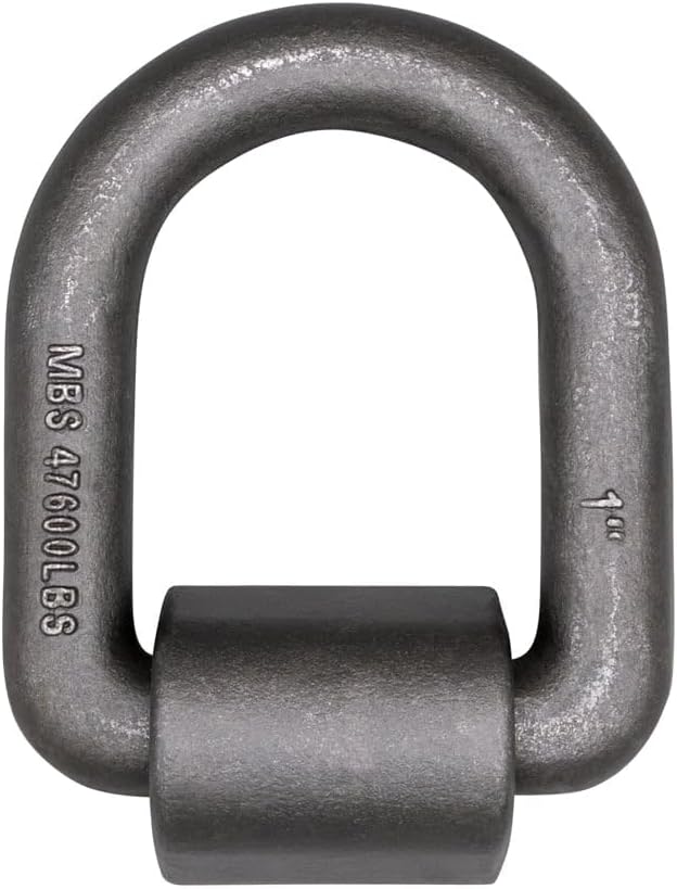 Mytee Products (4 Pack) 1" Heavy Duty Weld-On Forged D Ring 47,000 Lbs