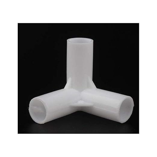 5pcs 12mm PVC Straight Elbow Tee Connector Four Way Joint 90 120 135 Degree 14'' PVC Pipe Adapter DIY Wardrobe Tent Fittings,90 Degree,12mm