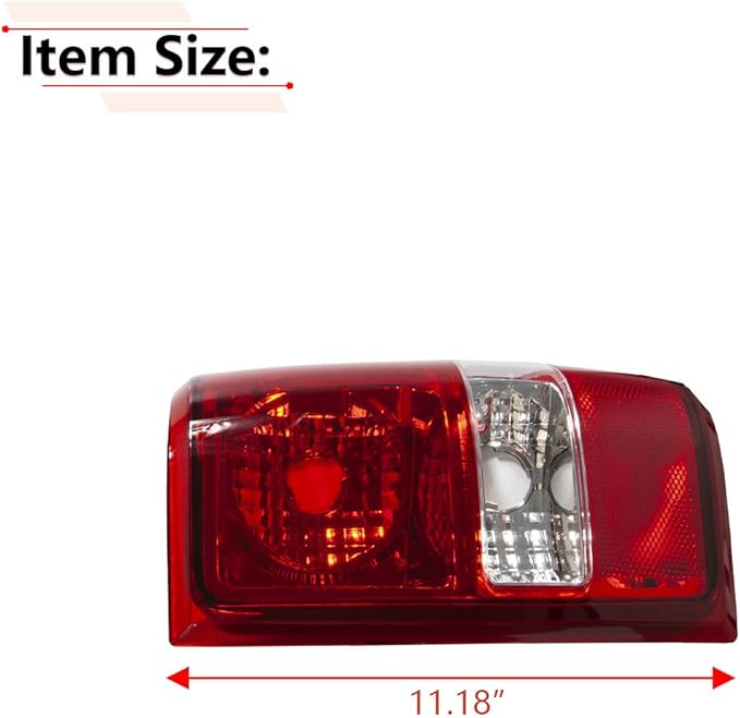RLB-HILON Right Side Rear Tail Light Assembly Compatible with Ford Ranger 2006 2007 2008 2009 2010 2011 Year